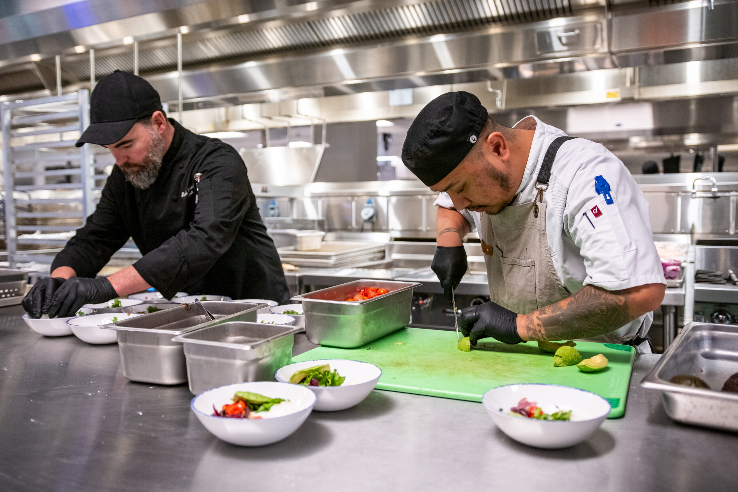 Sifted chefs at client on-site kitchen